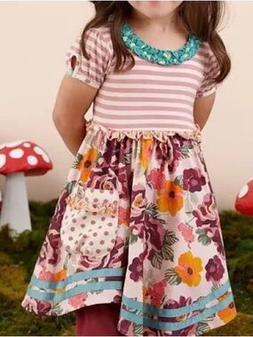 Matilda Jane girls dress chrysalis style from one upon a time collection sz 10